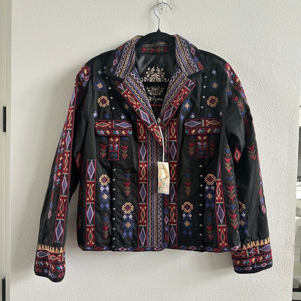 Johnny Was Rufus Jacket NEW Size Small